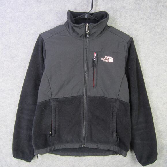 North Face Jacket Womens Small Black Fleece Full Zip Outdoors Softshell - Picture 1 of 8